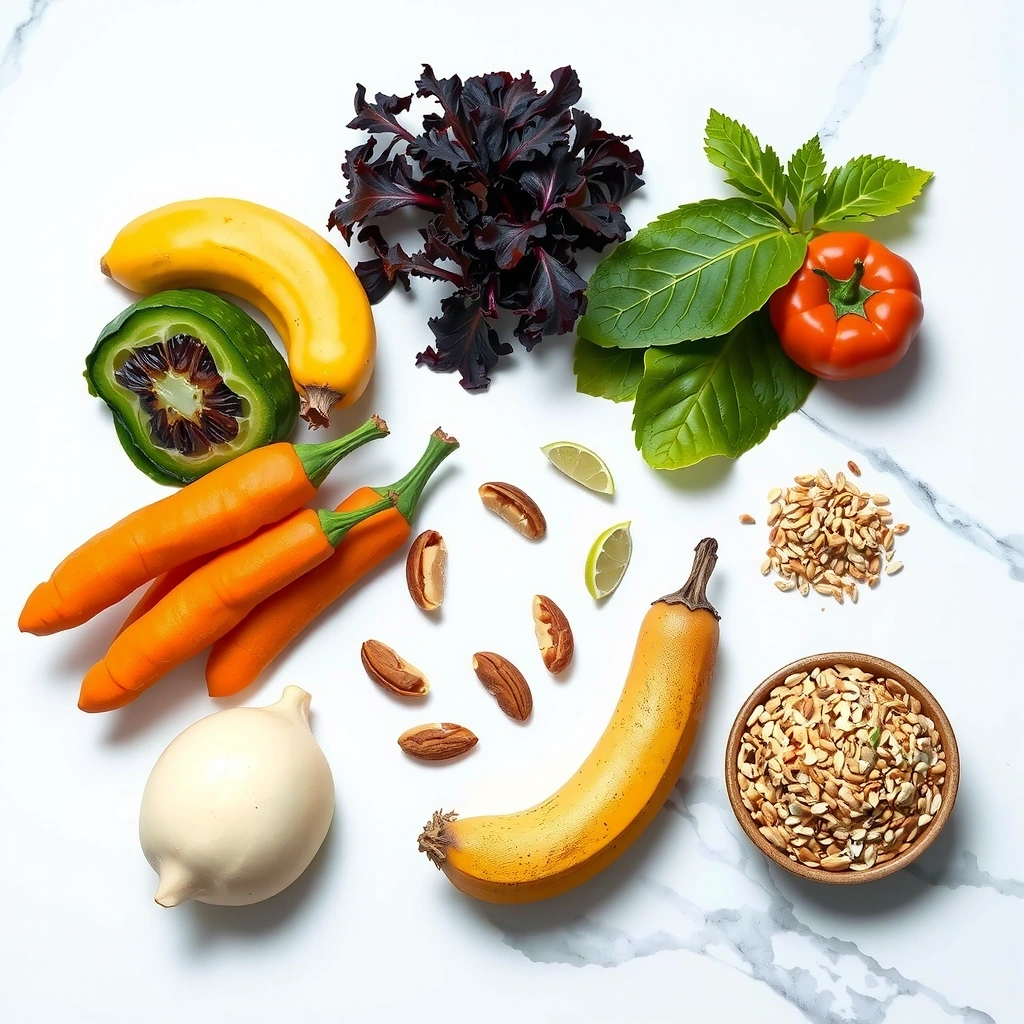 Fresh healthy foods for stomach healing