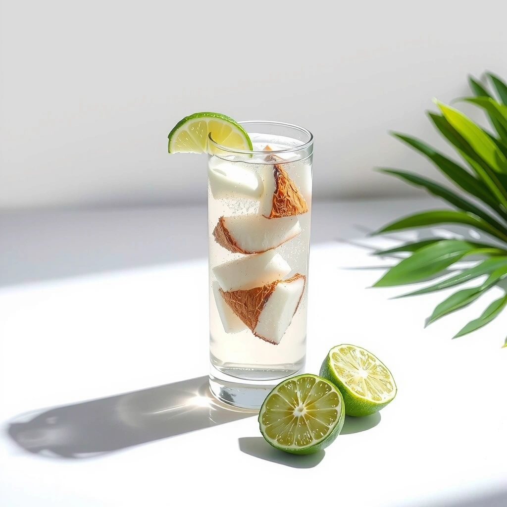 Fresh coconut water for electrolytes